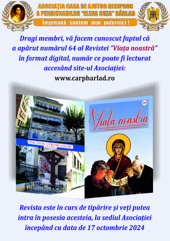 Lansare revista ”Viața Noastră” nr. 64